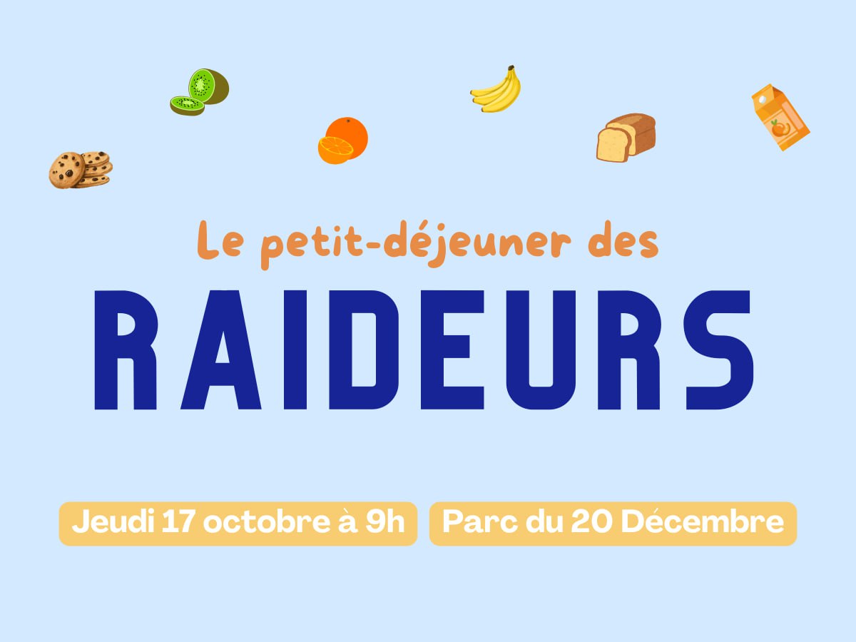 Inscrivez-vous au petit-déjeuner des Raideurs de Saint-Leu