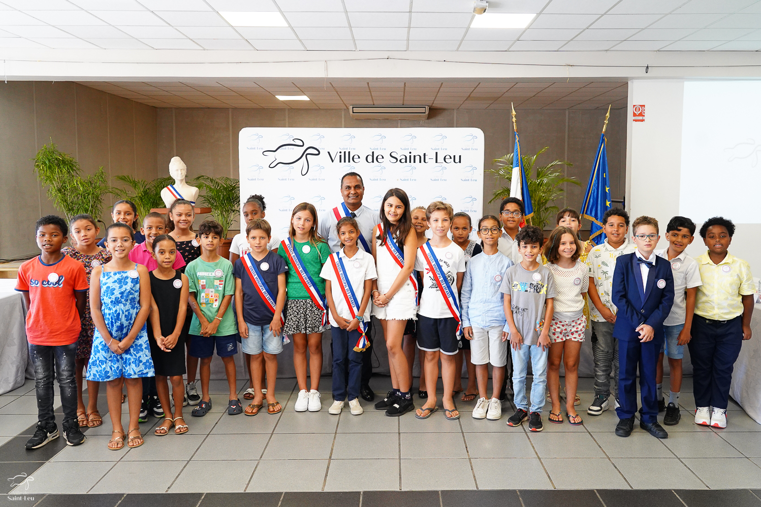 Première séance du Conseil Municipal des Enfants de la Ville de Saint-Leu