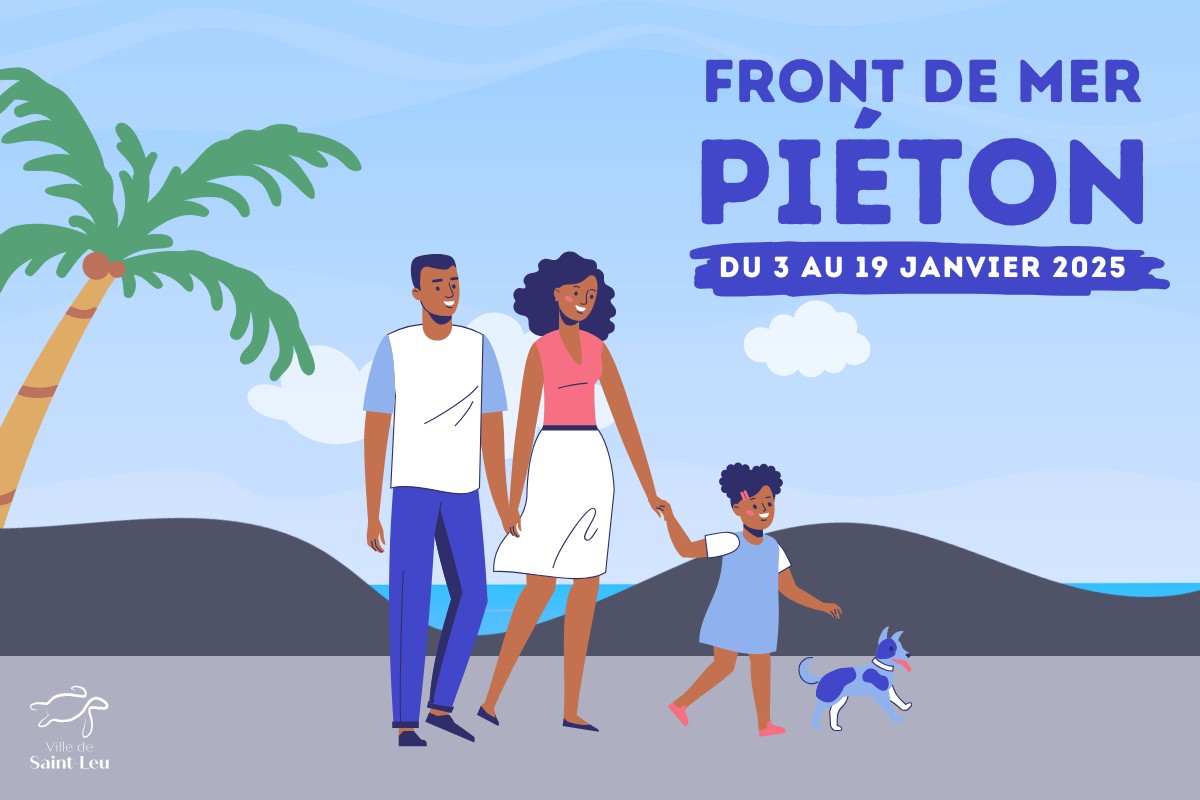 Front de mer piéton du 3 au 19 janvier 2025